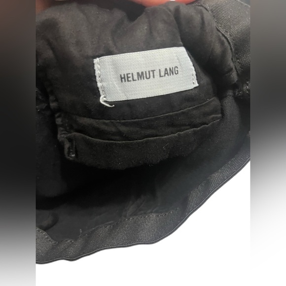 HELMUT LANG Black Coated Waxed Pull On Jegging Jeans Sz 24 - Picture 4 of 8